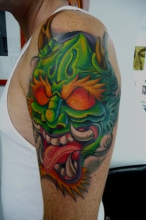 Tattoos - Green Mask - 36309